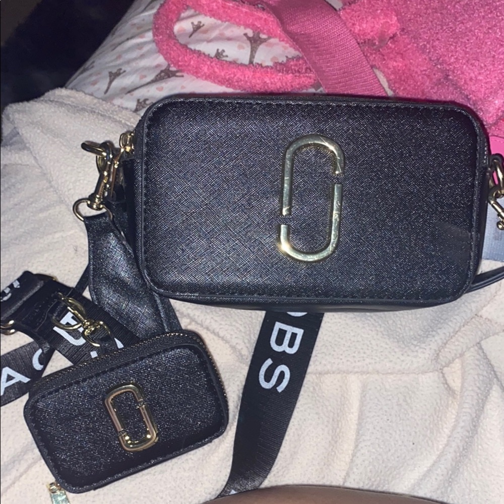 MJ Black Crossbody Bag Set
